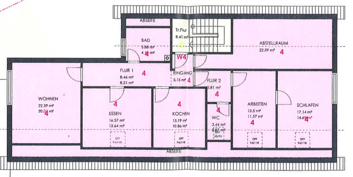 Pronájem bytu 4+kk 93 m², Lingertstraße 18, Lörrach, Bádensko-Württembersko Pronájem bytu 4+kk 93 m², Lingertstraße 18, Lörrach, Bádensko-Württembersko