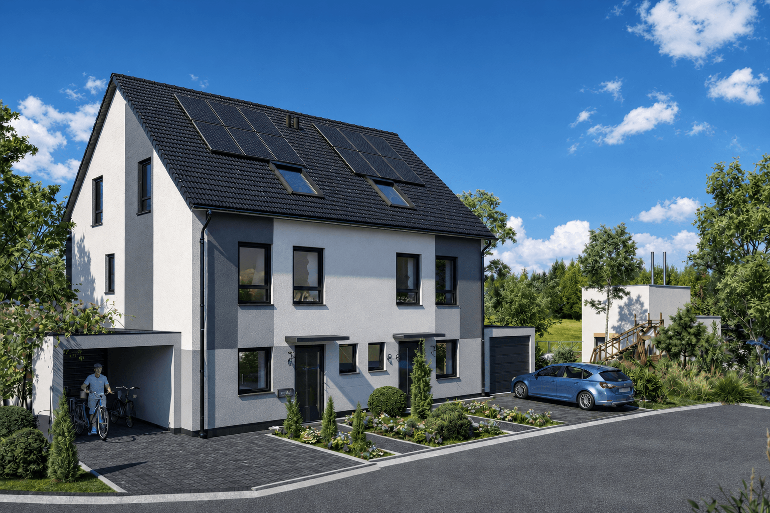 Prodej domu 148 m², pozemek 240 m², Am Kapellenberg 5-8, Saulheim, Porýní-Falc Prodej domu 148 m², pozemek 240 m², Am Kapellenberg 5-8, Saulheim, Porýní-Falc