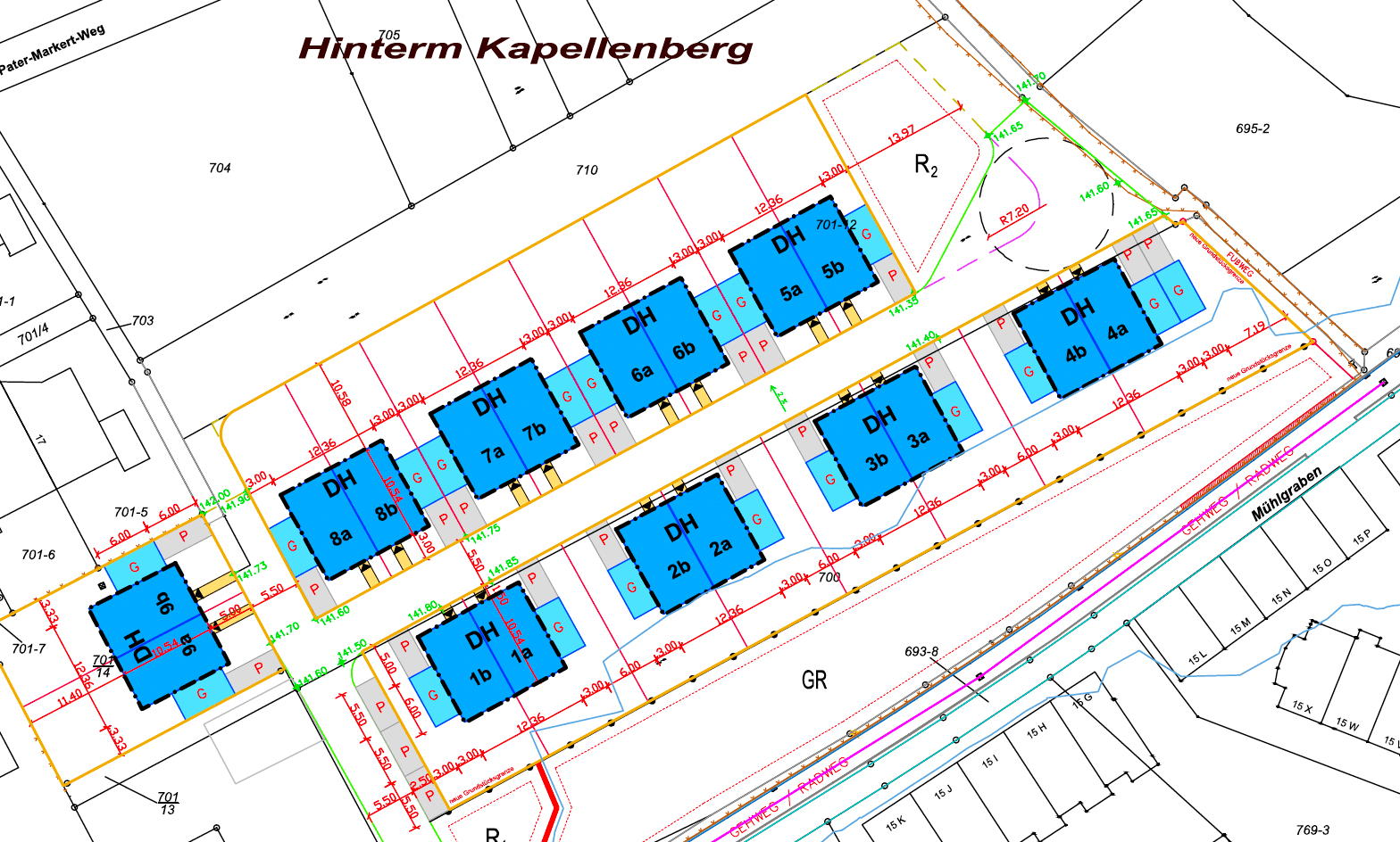 Prodej domu 148 m², pozemek 240 m², Am Kapellenberg 5-8, Saulheim, Porýní-Falc Prodej domu 148 m², pozemek 240 m², Am Kapellenberg 5-8, Saulheim, Porýní-Falc