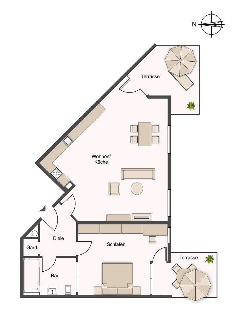 Pronájem bytu 2+1 59 m², Fohlenbergstraße 7, Marbach am Neckar, Bádensko-Württembersko Pronájem bytu 2+1 59 m², Fohlenbergstraße 7, Marbach am Neckar, Bádensko-Württembersko