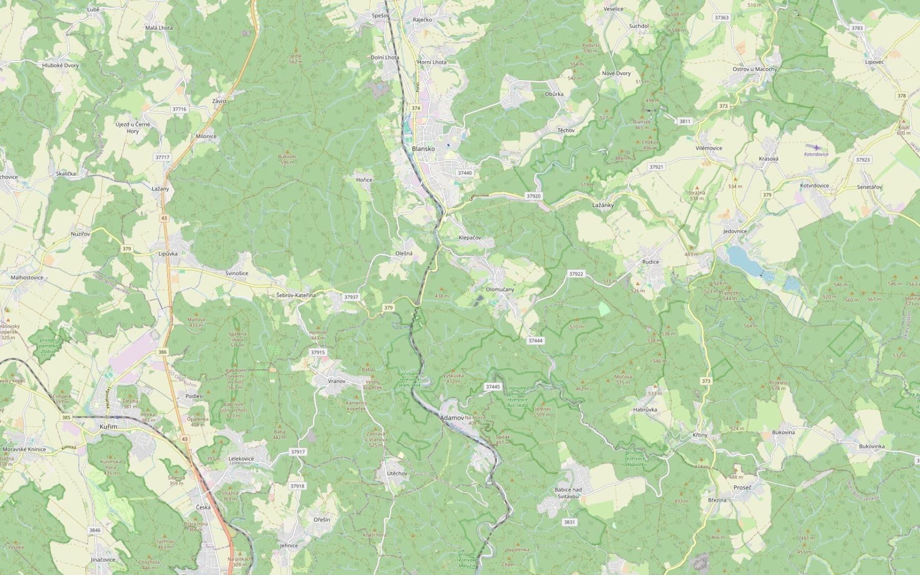 Prodej pozemku 3.012 m², Olomučany, Jihomoravský kraj Prodej pozemku 3.012 m², Olomučany, Jihomoravský kraj