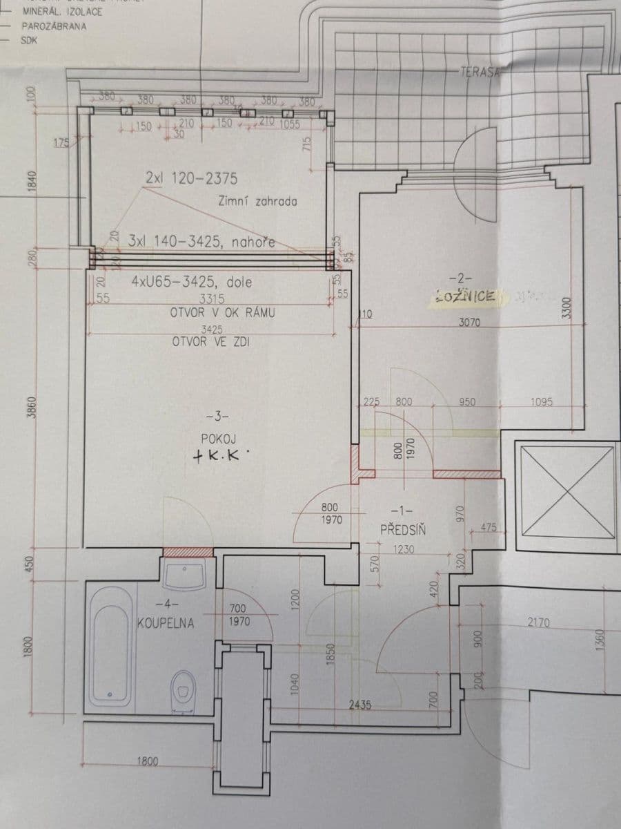 Pronájem bytu 2+kk 45 m², Přemyslovská, Praha, Praha Pronájem bytu 2+kk 45 m², Přemyslovská, Praha, Praha
