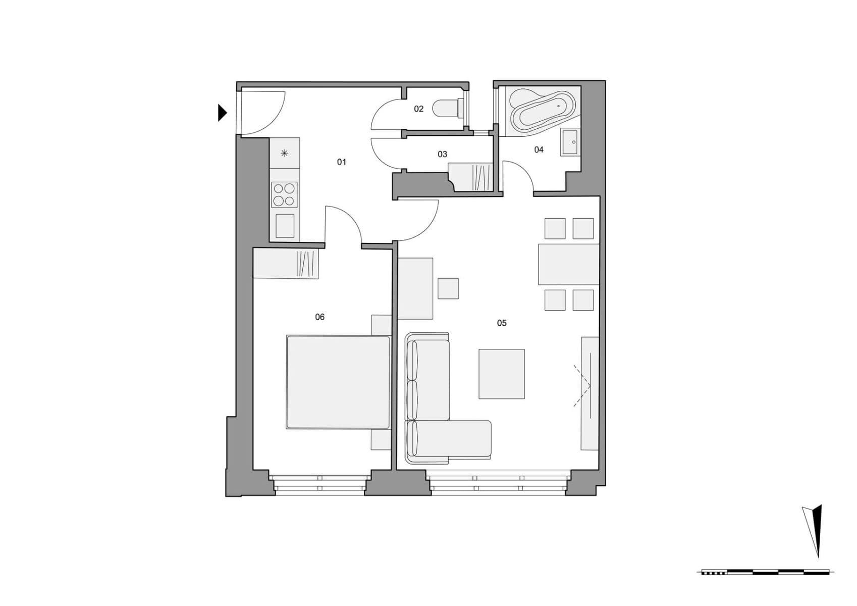 Prodej bytu 2+kk 50 m², Vosmíkových, Praha, Praha Prodej bytu 2+kk 50 m², Vosmíkových, Praha, Praha