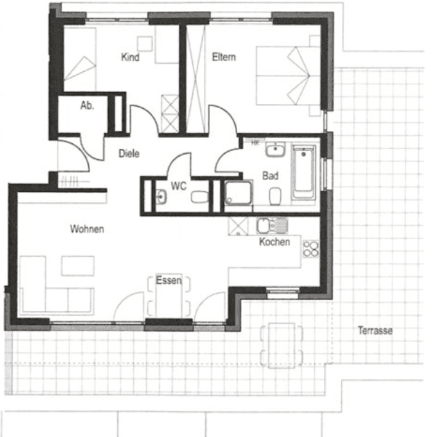 Prodej bytu 3+1 91 m², Waiblingen, Bádensko-Württembersko Prodej bytu 3+1 91 m², Waiblingen, Bádensko-Württembersko