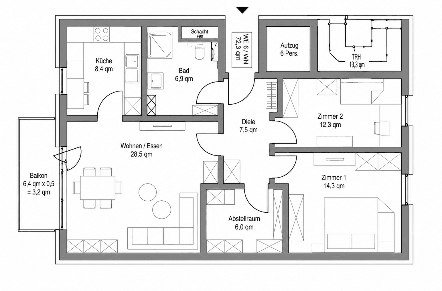 Prodej bytu 5+1 81 m², Würselen, Severní Porýní-Vestfálsko Prodej bytu 5+1 81 m², Würselen, Severní Porýní-Vestfálsko
