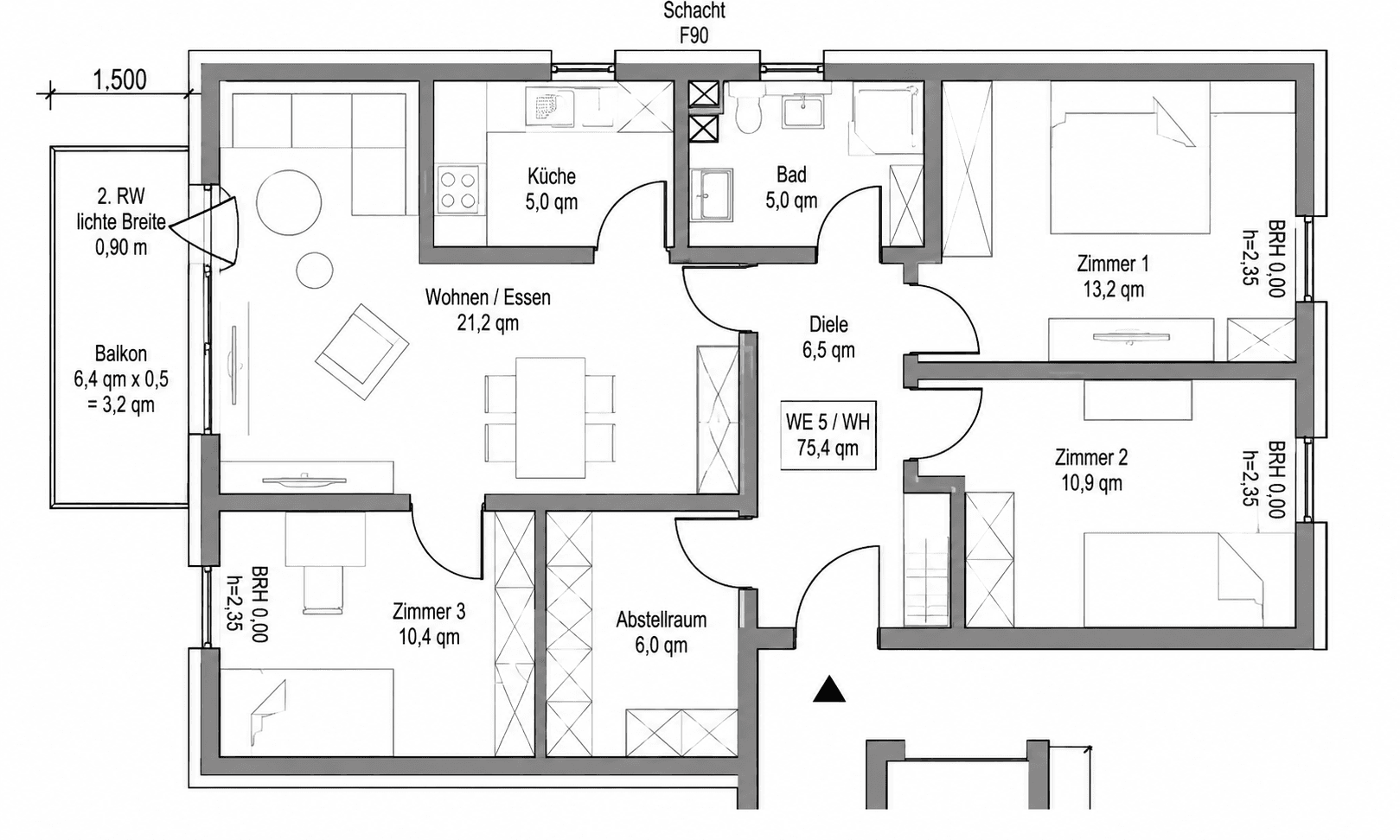 Prodej bytu 5+1 81 m², Würselen, Severní Porýní-Vestfálsko Prodej bytu 5+1 81 m², Würselen, Severní Porýní-Vestfálsko