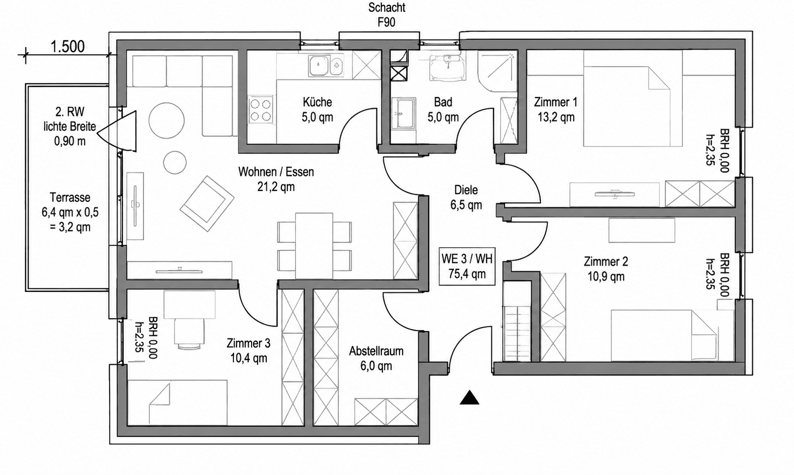 Prodej bytu 5+1 81 m², Würselen, Severní Porýní-Vestfálsko Prodej bytu 5+1 81 m², Würselen, Severní Porýní-Vestfálsko