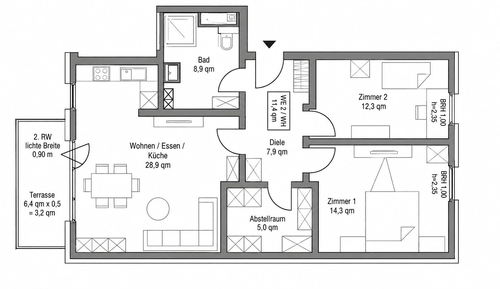 Prodej bytu 5+1 81 m², Würselen, Severní Porýní-Vestfálsko Prodej bytu 5+1 81 m², Würselen, Severní Porýní-Vestfálsko