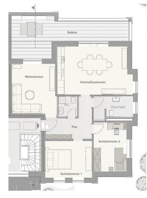Pronájem bytu 4+1 96 m², Carl-Adam-Petri-Straße, Potsdam, Braniborsko Pronájem bytu 4+1 96 m², Carl-Adam-Petri-Straße, Potsdam, Braniborsko
