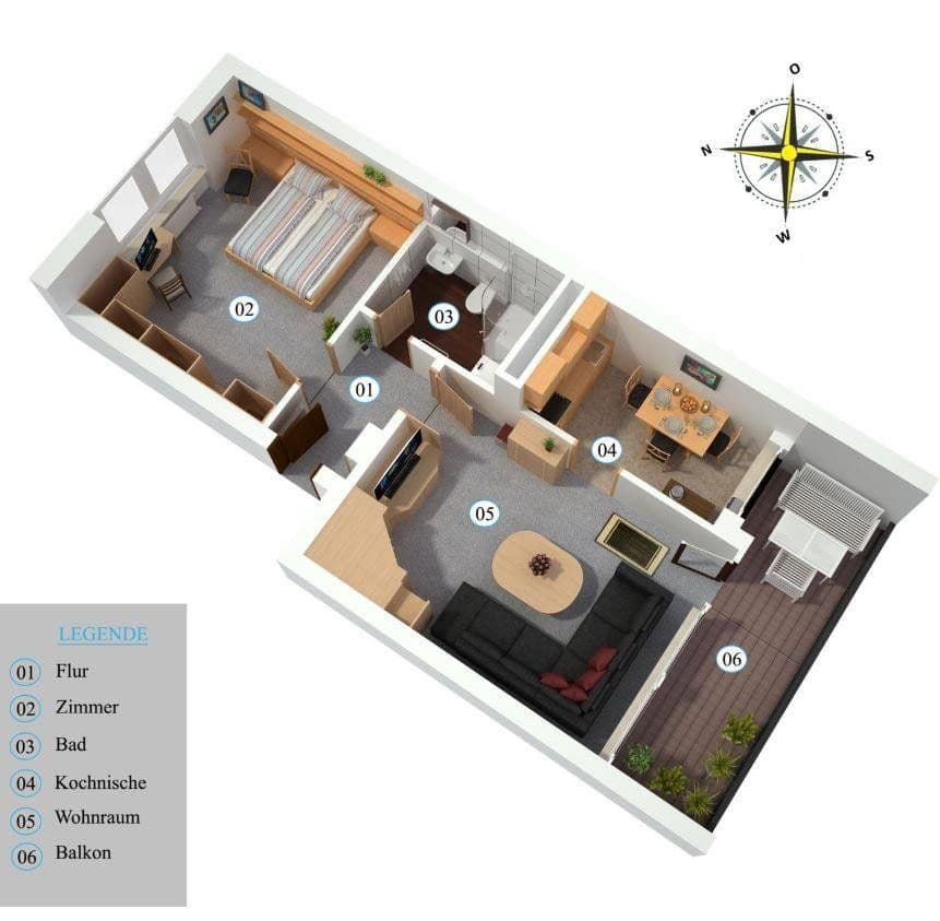Prodej bytu 2+1 48 m², Weissenberg 1, Missen-Wilhams, Bavorsko Prodej bytu 2+1 48 m², Weissenberg 1, Missen-Wilhams, Bavorsko