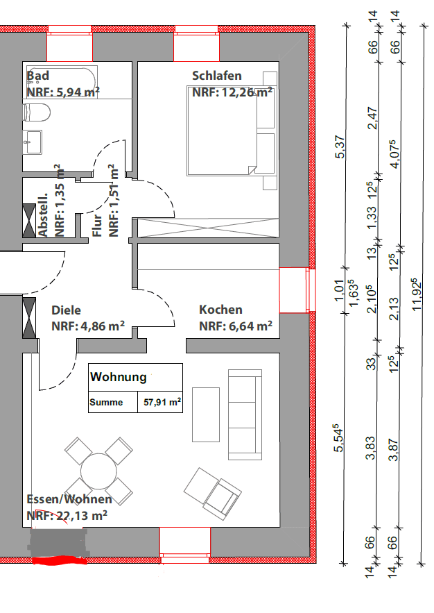 Pronájem bytu 2+1 58 m², Regensburg, Bavorsko Pronájem bytu 2+1 58 m², Regensburg, Bavorsko