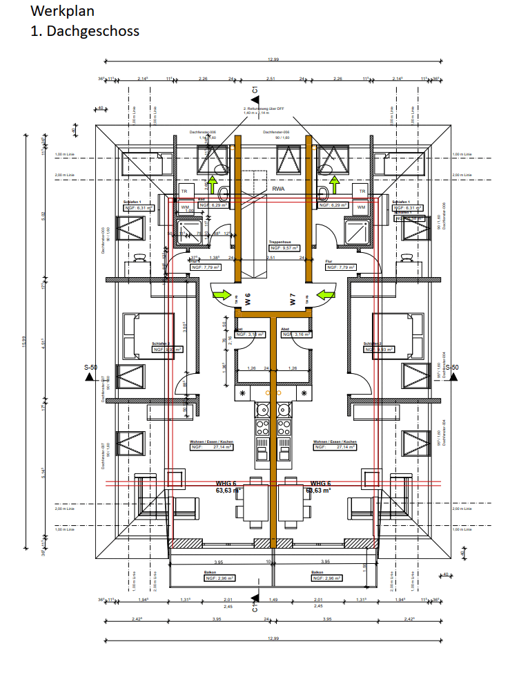 Pronájem bytu 3+1 82 m², Im Bangert 6a, Argenthal, Porýní-Falc Pronájem bytu 3+1 82 m², Im Bangert 6a, Argenthal, Porýní-Falc
