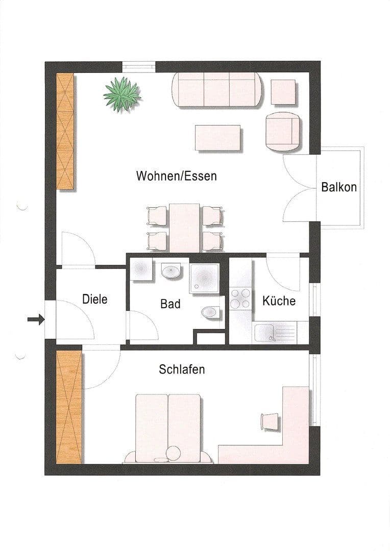 Prodej bytu 2+1 60 m², Ulm, Bádensko-Württembersko Prodej bytu 2+1 60 m², Ulm, Bádensko-Württembersko