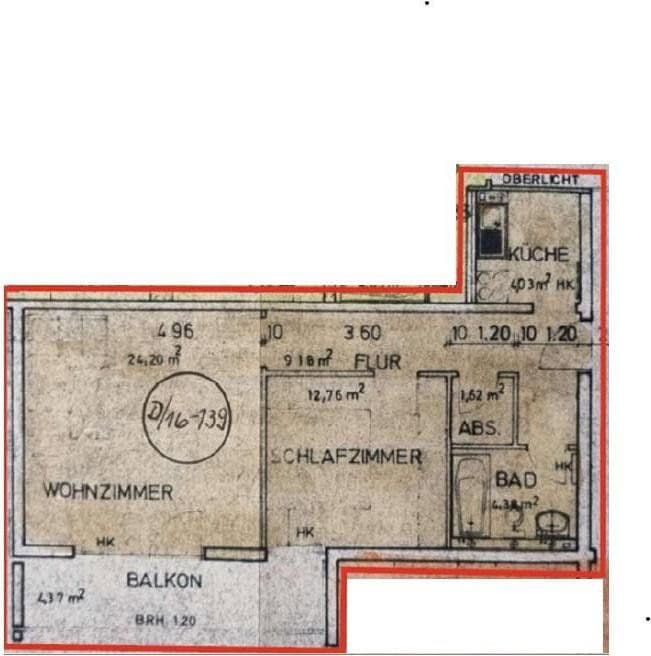 Prodej bytu 2+1 61 m², Am Europakanal 36, Erlangen, Bavorsko Prodej bytu 2+1 61 m², Am Europakanal 36, Erlangen, Bavorsko