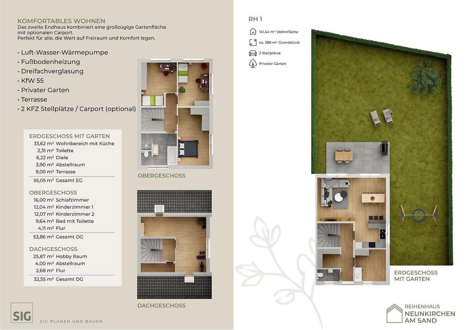 Prodej domu 142 m², pozemek 386 m², Tannenstraße 2, Neunkirchen a. Sand, Bavorsko Prodej domu 142 m², pozemek 386 m², Tannenstraße 2, Neunkirchen a. Sand, Bavorsko