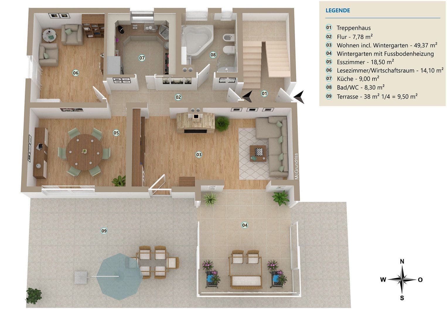 Prodej domu 204 m², pozemek 746 m², Baldham, Bavorsko Prodej domu 204 m², pozemek 746 m², Baldham, Bavorsko