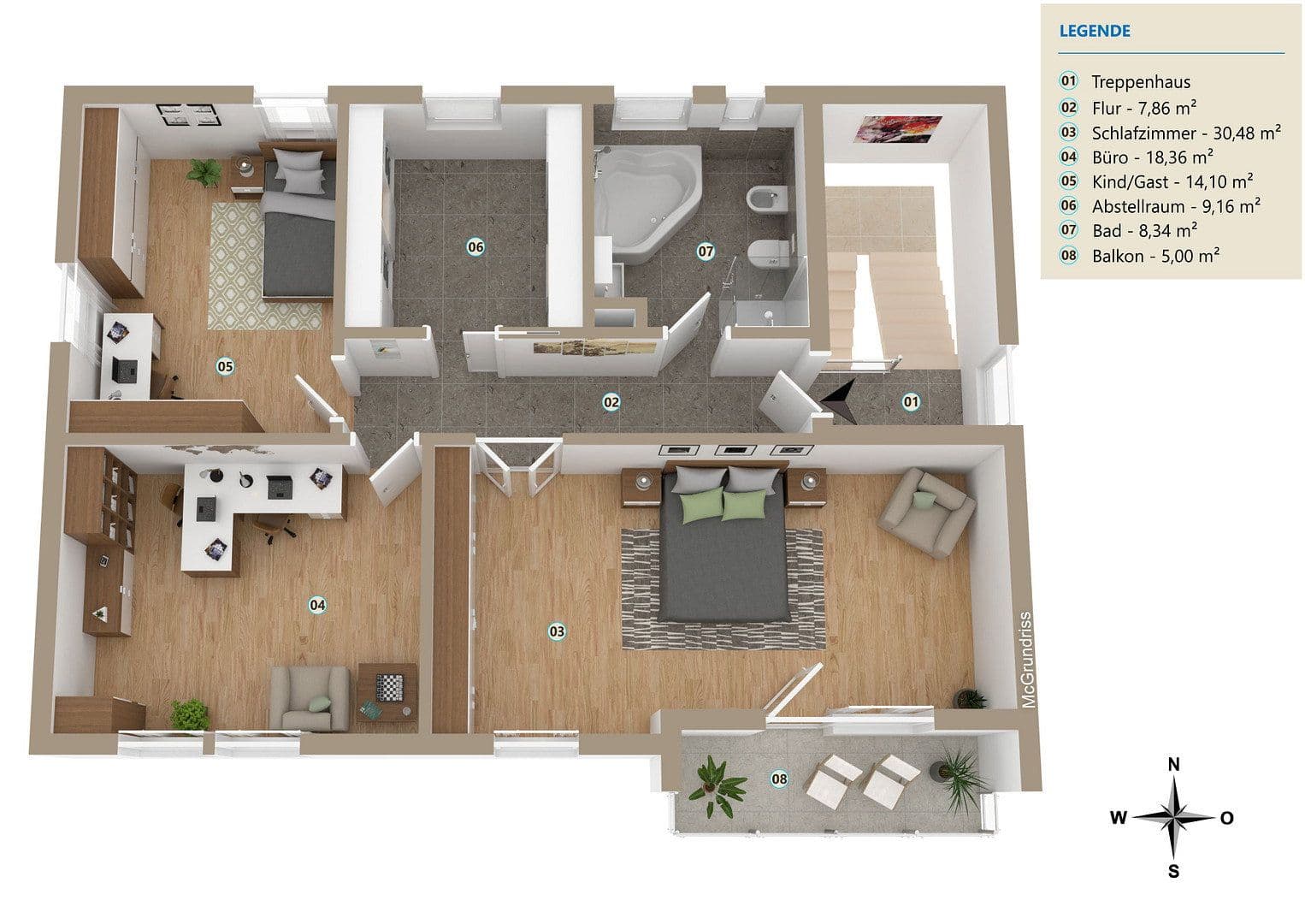 Prodej domu 204 m², pozemek 746 m², Baldham, Bavorsko Prodej domu 204 m², pozemek 746 m², Baldham, Bavorsko