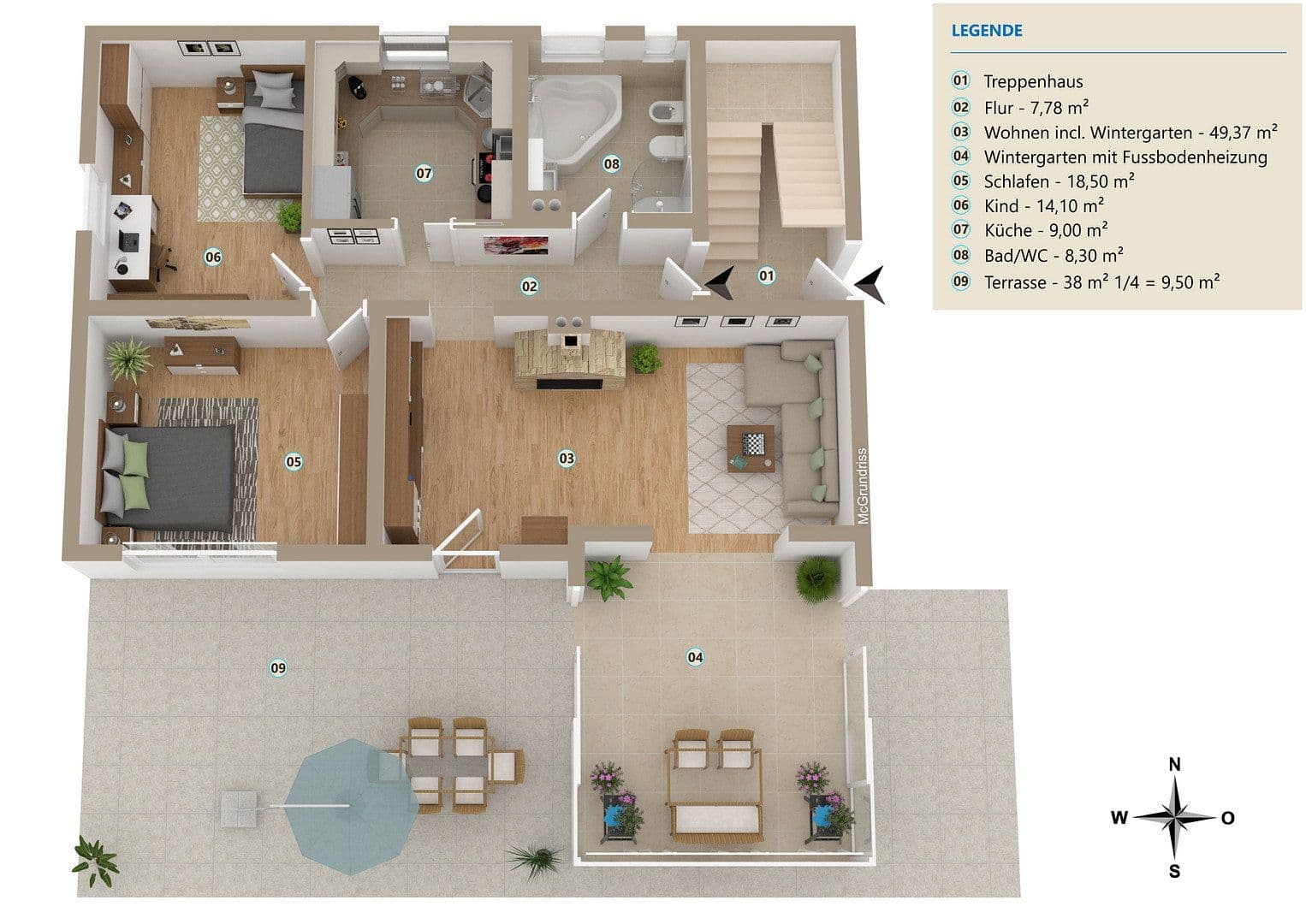 Prodej domu 204 m², pozemek 746 m², Baldham, Bavorsko Prodej domu 204 m², pozemek 746 m², Baldham, Bavorsko