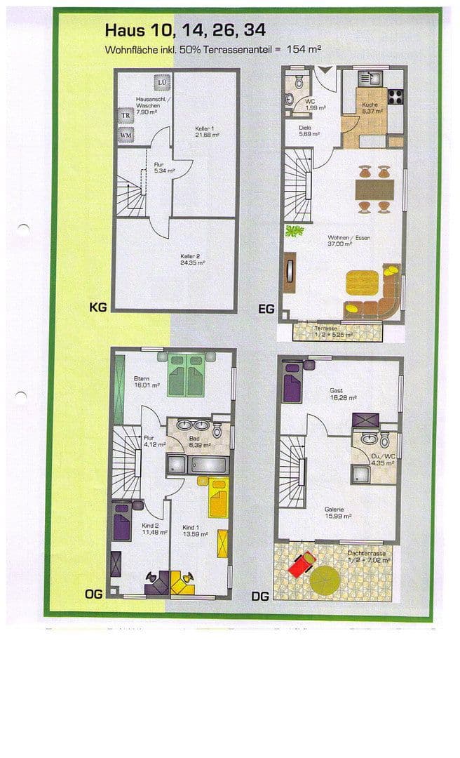 Pronájem domu 154 m², pozemek 350 m², Zum Margarethenzehnten 24, Frankfurt am Main, Hessen Pronájem domu 154 m², pozemek 350 m², Zum Margarethenzehnten 24, Frankfurt am Main, Hessen