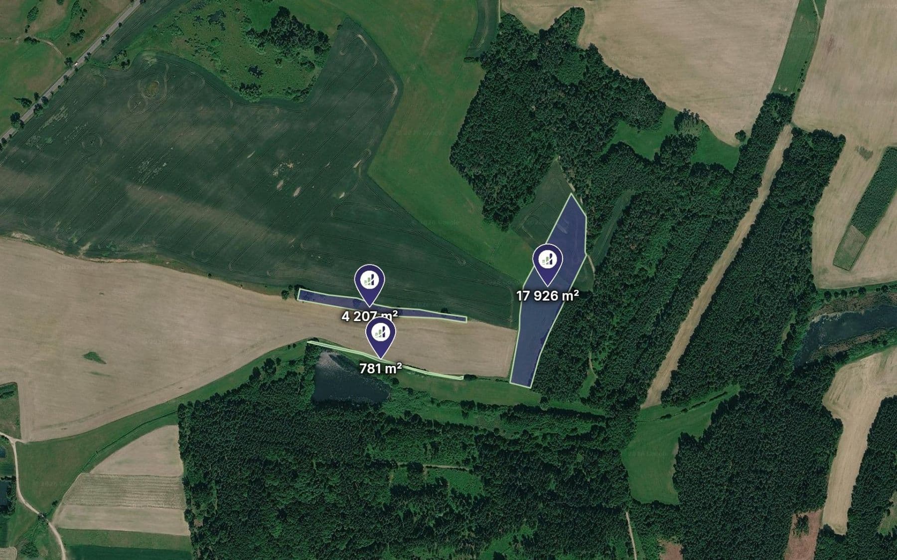 Prodej pozemku 22.914 m², Dobev, Jihočeský kraj Prodej pozemku 22.914 m², Dobev, Jihočeský kraj