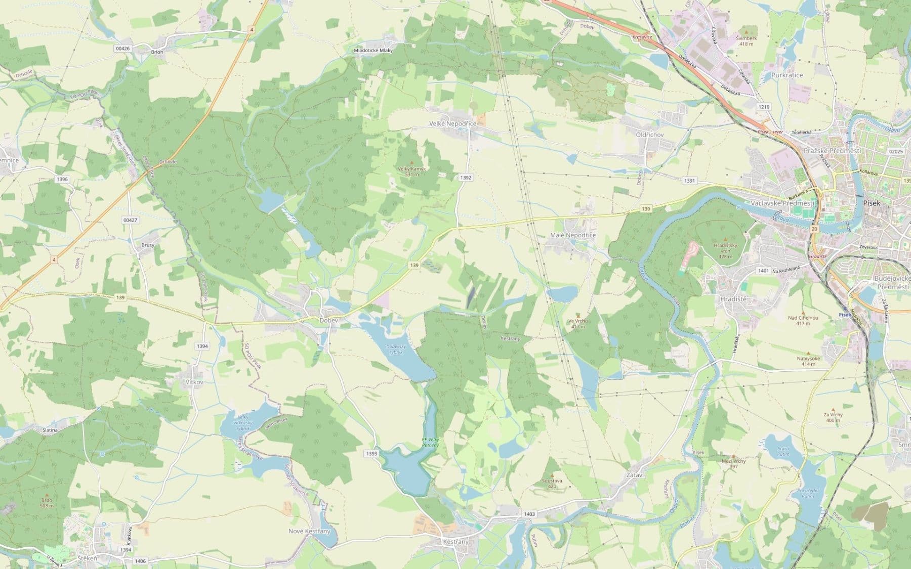 Prodej pozemku 22.914 m², Dobev, Jihočeský kraj Prodej pozemku 22.914 m², Dobev, Jihočeský kraj