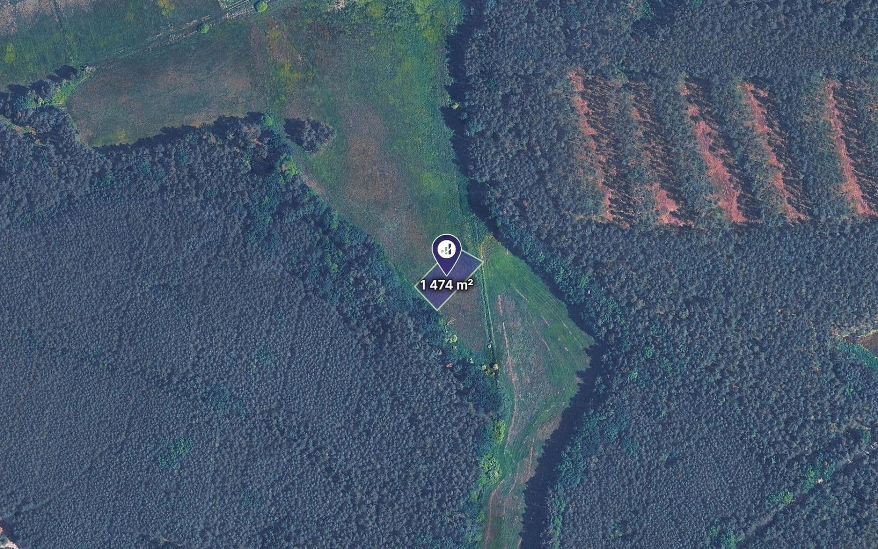 Prodej pozemku 1.258 m², Záblatí, Jihočeský kraj Prodej pozemku 1.258 m², Záblatí, Jihočeský kraj