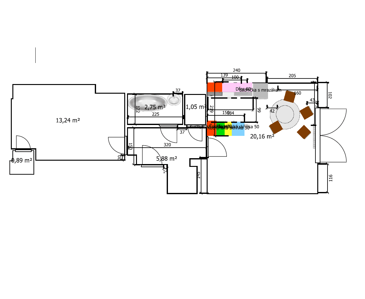 Pronájem bytu 2+kk 44 m², Ve Střešovičkách, Praha, Praha Pronájem bytu 2+kk 44 m², Ve Střešovičkách, Praha, Praha