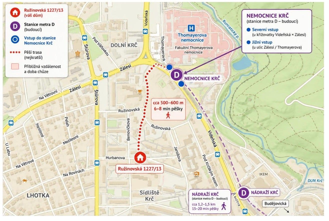 Prodej bytu 4+kk 67 m², Ružinovská, Praha, Praha Prodej bytu 4+kk 67 m², Ružinovská, Praha, Praha