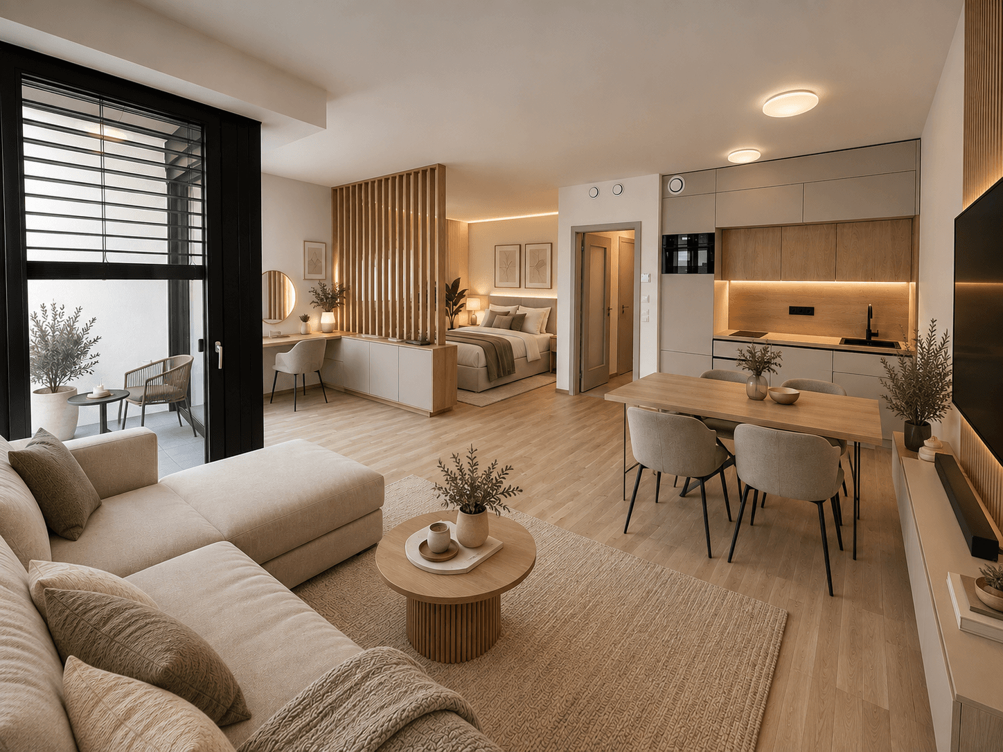 Pronájem bytu 1+kk 45 m², Hartigova, Praha, Praha Pronájem bytu 1+kk 45 m², Hartigova, Praha, Praha