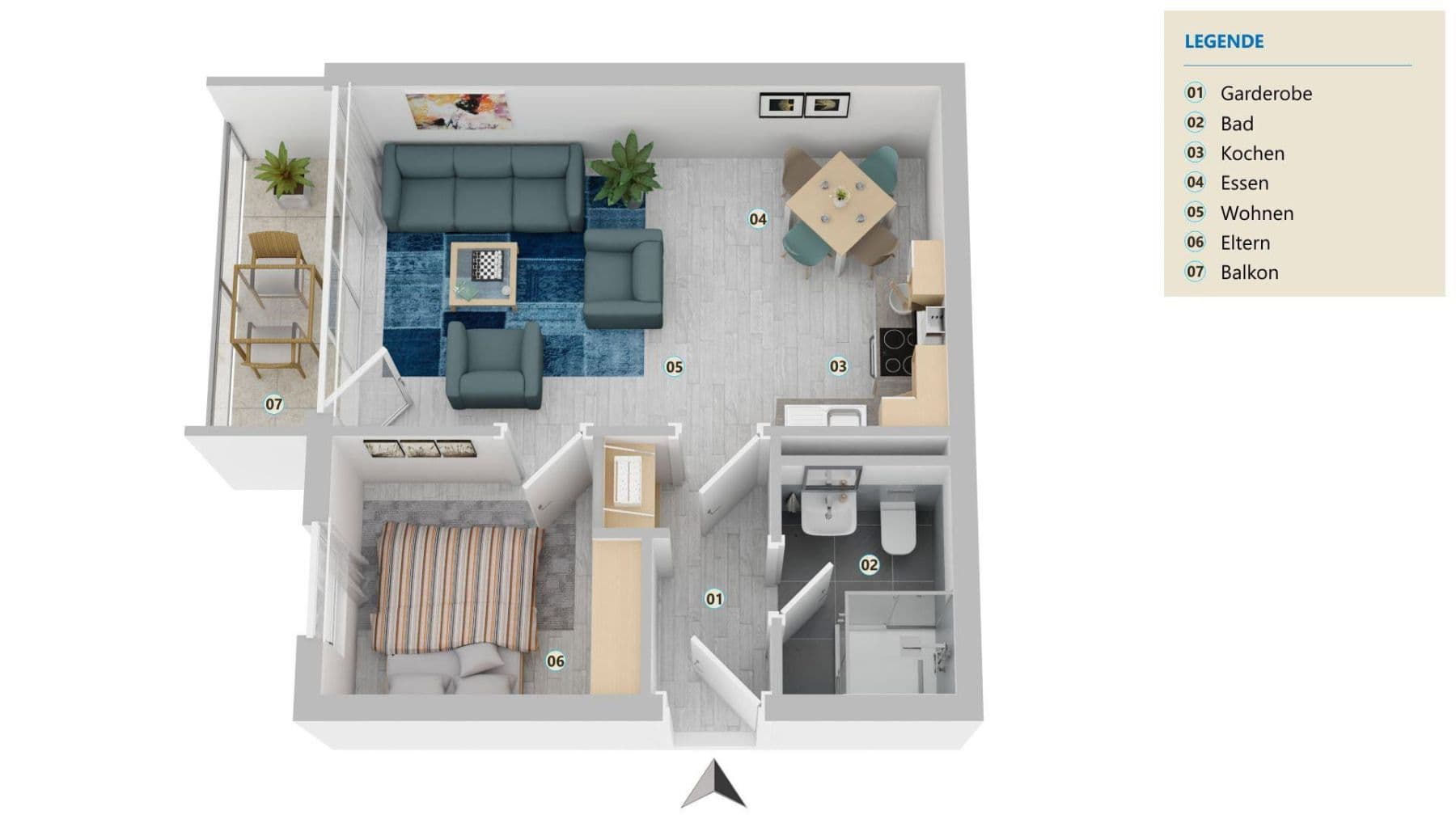 Prodej bytu 2+1 45 m², Weinheim, Bádensko-Württembersko Prodej bytu 2+1 45 m², Weinheim, Bádensko-Württembersko