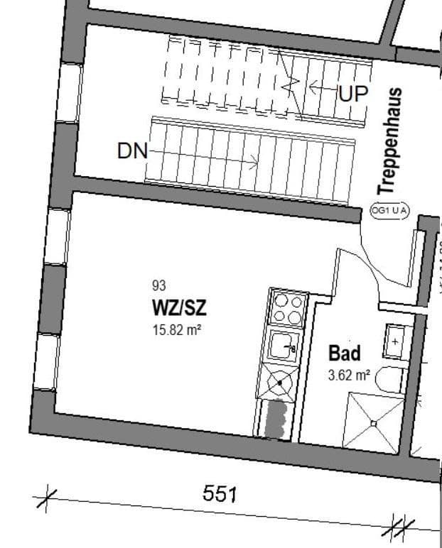 Pronájem bytu 1+1 20 m², Kirchstraße 6, Rüdesheim am Rhein, Hessen Pronájem bytu 1+1 20 m², Kirchstraße 6, Rüdesheim am Rhein, Hessen