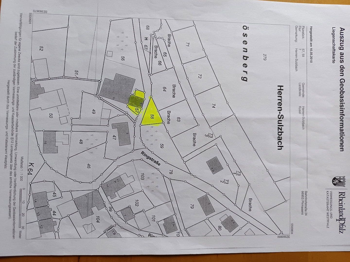 Prodej domu 120 m², pozemek 390 m², Ringstraße 4, Herren-Sulzbach, Porýní-Falc Prodej domu 120 m², pozemek 390 m², Ringstraße 4, Herren-Sulzbach, Porýní-Falc