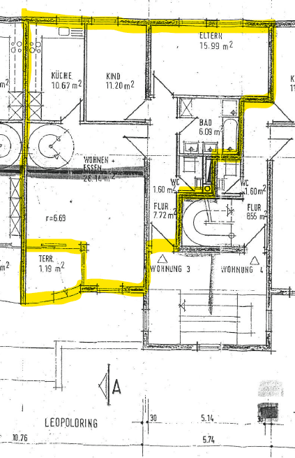Pronájem bytu 4+kk 129 m², Leopoldring 13 u. 13/1, Rastatt, Bádensko-Württembersko Pronájem bytu 4+kk 129 m², Leopoldring 13 u. 13/1, Rastatt, Bádensko-Württembersko