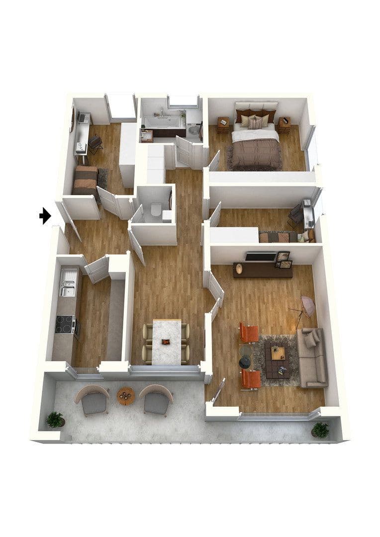 Pronájem bytu 4+1 91 m², Aschau im Chiemgau, Bavorsko Pronájem bytu 4+1 91 m², Aschau im Chiemgau, Bavorsko