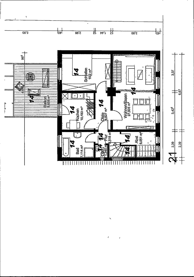 Pronájem bytu 2+kk 113 m², Delmenhorst, Dolní Sasko Pronájem bytu 2+kk 113 m², Delmenhorst, Dolní Sasko