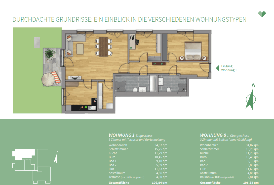 Pronájem bytu 3+1 107 m², Taufkirchen/Vils, Bavorsko Pronájem bytu 3+1 107 m², Taufkirchen/Vils, Bavorsko