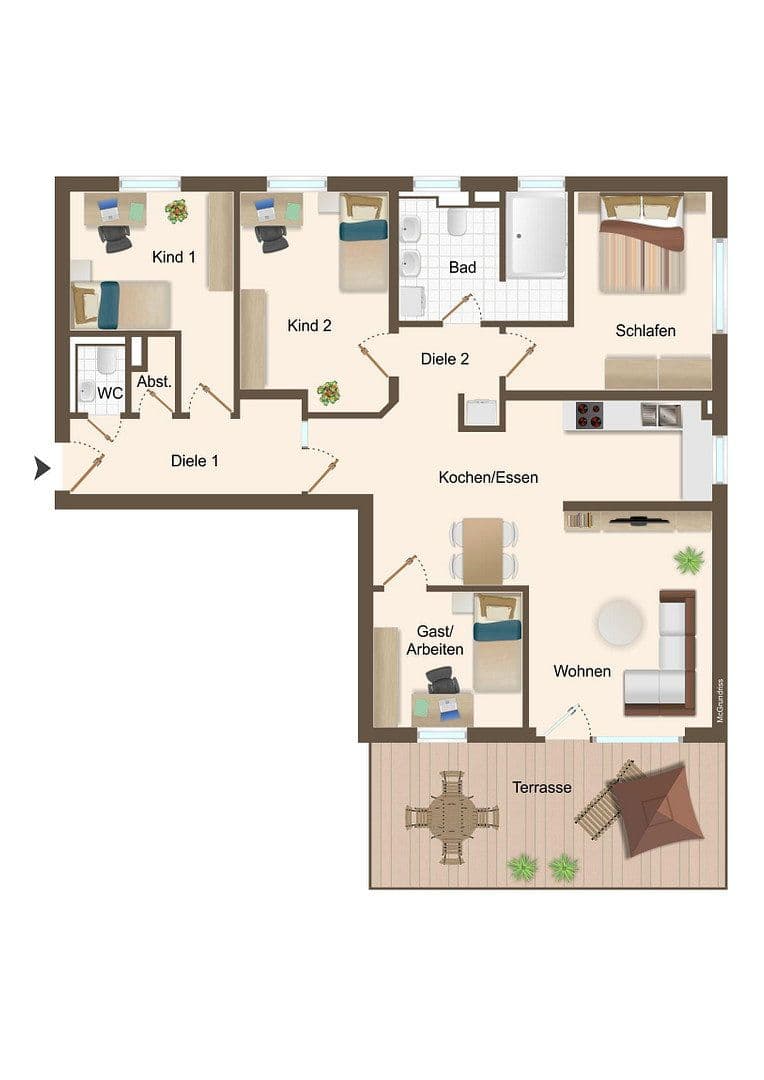 Pronájem bytu 5+1 119 m², Weinböhla, Sasko Pronájem bytu 5+1 119 m², Weinböhla, Sasko