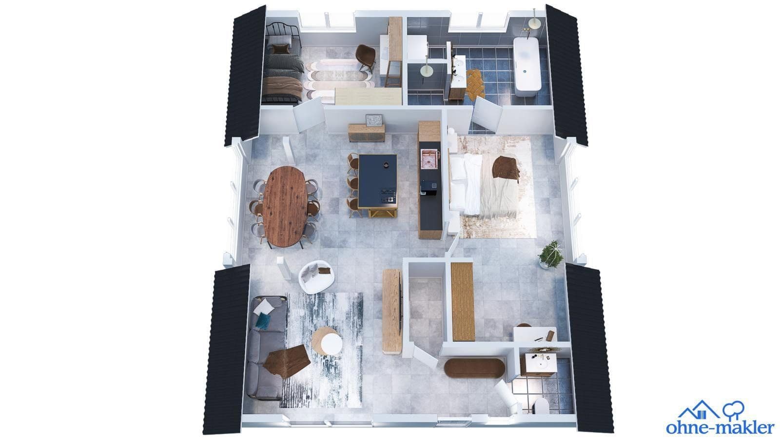Prodej bytu 3+1 91 m², Markt Indersdorf, Bavorsko Prodej bytu 3+1 91 m², Markt Indersdorf, Bavorsko