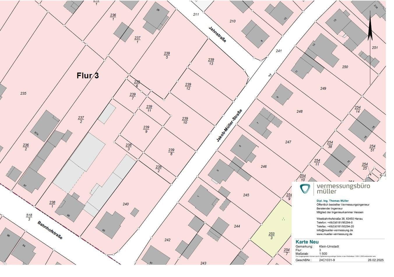 Prodej pozemku 489 m², Jakob-Müller-Str. / Jahnstr., Groß-Umstadt, Hessen Prodej pozemku 489 m², Jakob-Müller-Str. / Jahnstr., Groß-Umstadt, Hessen