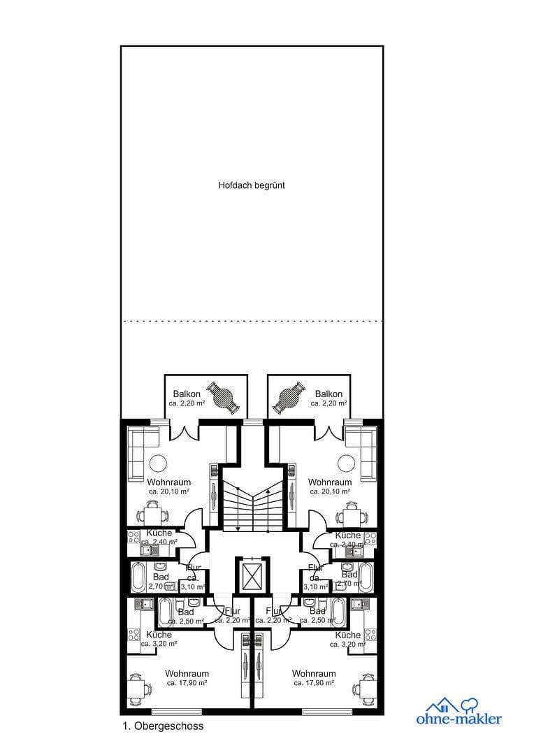 Prodej domu 824 m², pozemek 339 m², München, Bavorsko Prodej domu 824 m², pozemek 339 m², München, Bavorsko