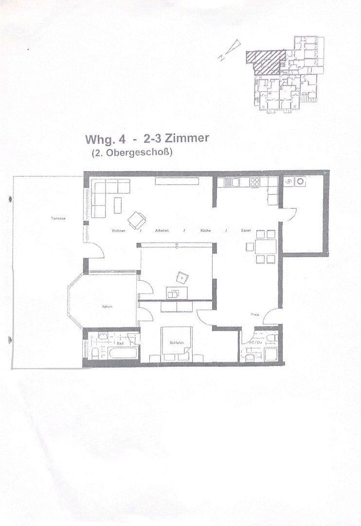 Pronájem bytu 3+kk 140 m², Emsbach Str.38, Waldems, Hessen Pronájem bytu 3+kk 140 m², Emsbach Str.38, Waldems, Hessen