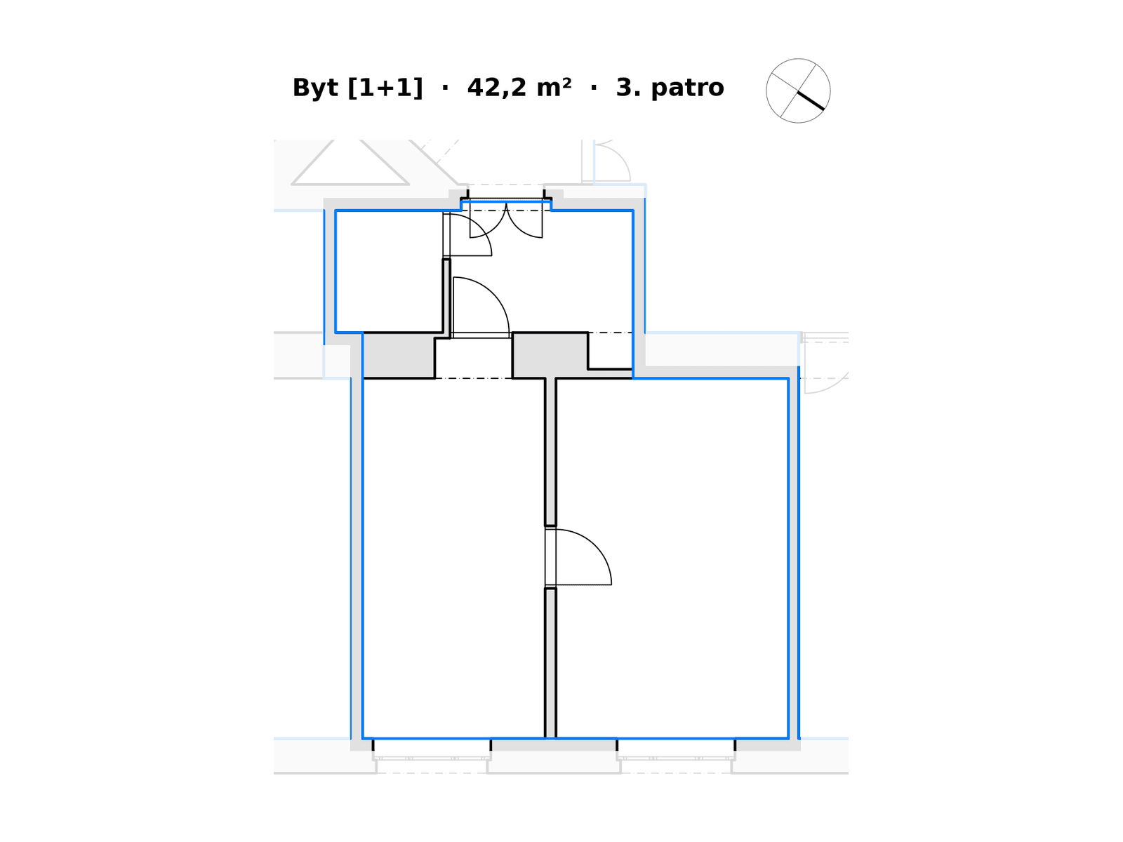 Prodej bytu 1+1 42 m², Primátorská, Praha, Praha Prodej bytu 1+1 42 m², Primátorská, Praha, Praha