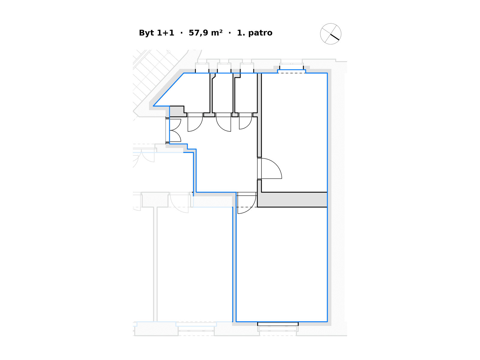 Prodej bytu 1+1 58 m², Primátorská, Praha, Praha Prodej bytu 1+1 58 m², Primátorská, Praha, Praha