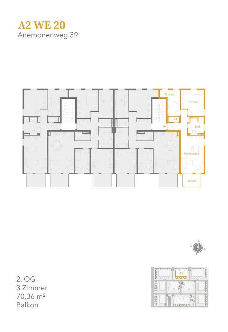 Pronájem bytu 3+1 71 m², Anemonenweg 39, Wandlitz, Braniborsko Pronájem bytu 3+1 71 m², Anemonenweg 39, Wandlitz, Braniborsko
