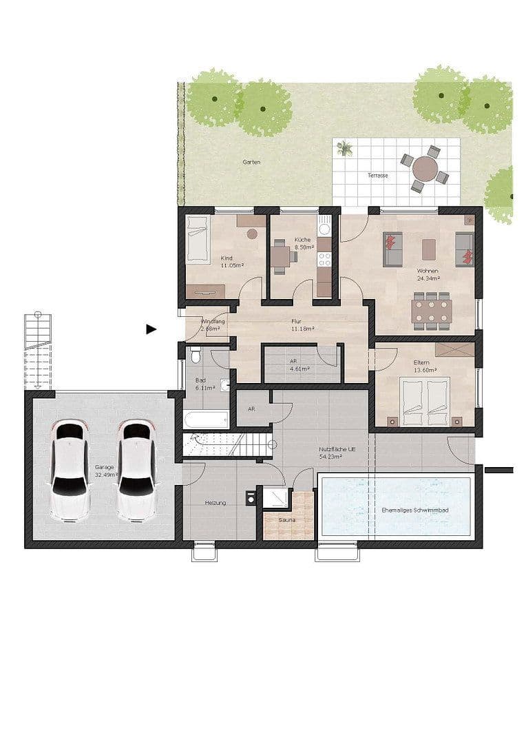 Prodej domu 230 m², pozemek 726 m², Parkweg 3, Vaihingen an der Enz, Bádensko-Württembersko Prodej domu 230 m², pozemek 726 m², Parkweg 3, Vaihingen an der Enz, Bádensko-Württembersko