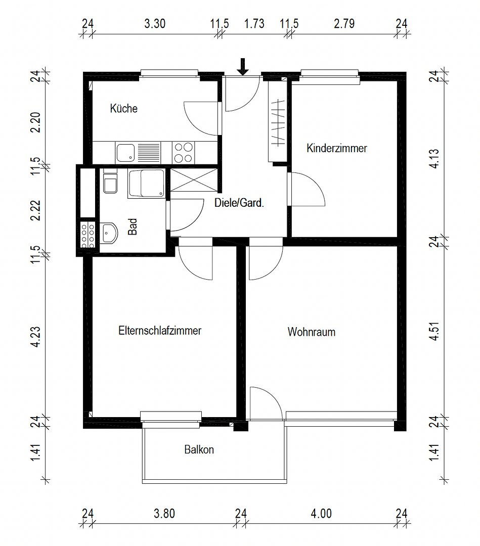 Prodej bytu 3+1 69 m², Mülheim an der Ruhr, Severní Porýní-Vestfálsko Prodej bytu 3+1 69 m², Mülheim an der Ruhr, Severní Porýní-Vestfálsko