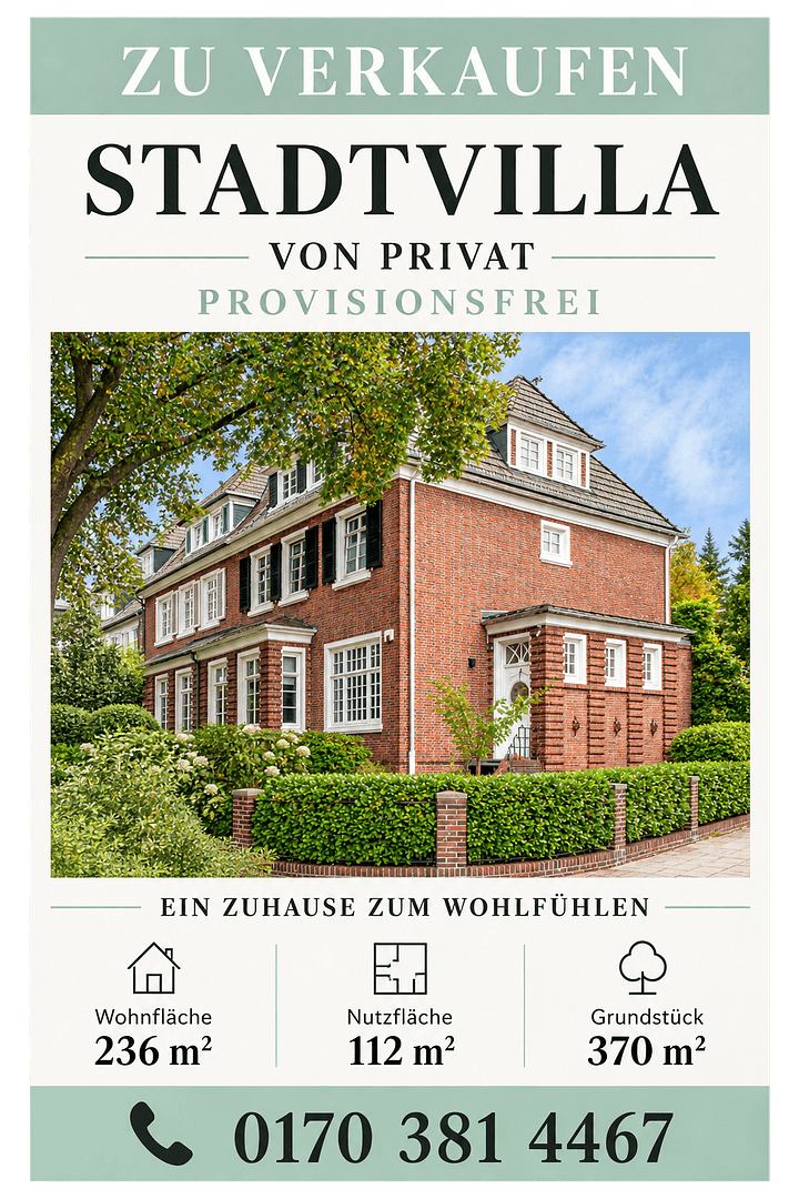Prodej domu 236 m², pozemek 370 m², Georg-Gröning-Straße 61, Bremen Schwachhausen, Bremen Prodej domu 236 m², pozemek 370 m², Georg-Gröning-Straße 61, Bremen Schwachhausen, Bremen