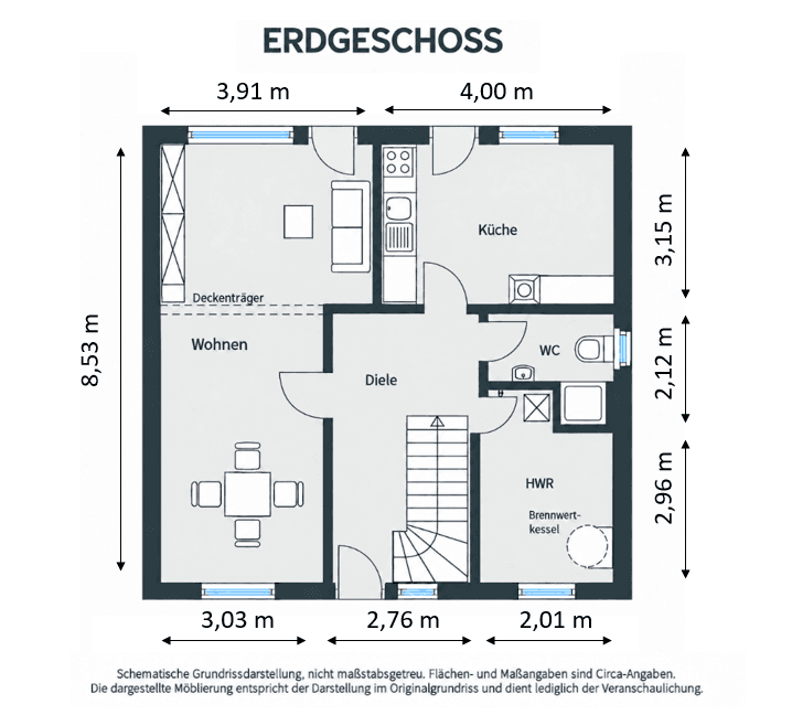 Prodej domu 120 m², pozemek 550 m², Magdeburg, Sasko-Anhaltsko Prodej domu 120 m², pozemek 550 m², Magdeburg, Sasko-Anhaltsko