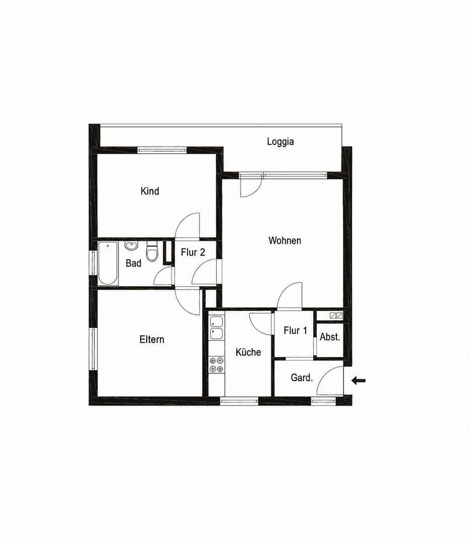 Pronájem bytu 3+1 72 m², München, Bavorsko Pronájem bytu 3+1 72 m², München, Bavorsko