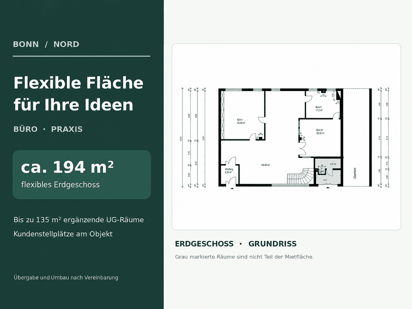 Pronájem kanceláře 329 m², Bonn, Severní Porýní-Vestfálsko Pronájem kanceláře 329 m², Bonn, Severní Porýní-Vestfálsko
